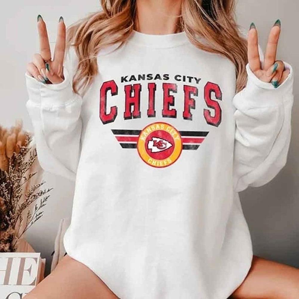 Kansas City Chiefs Sweatshirts Nfl Team Unisex CrewFan Gift